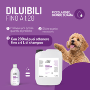 Shampoo per Manti Corti con Vitamina E – Cani